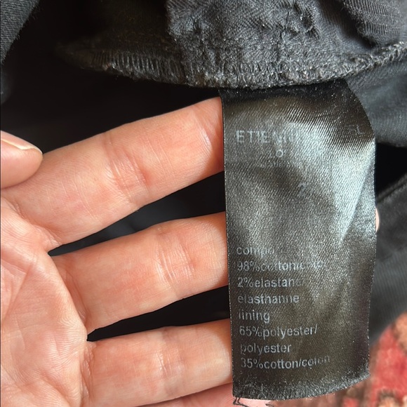 Black Denim with Stars Jeans - Picture 5 of 8